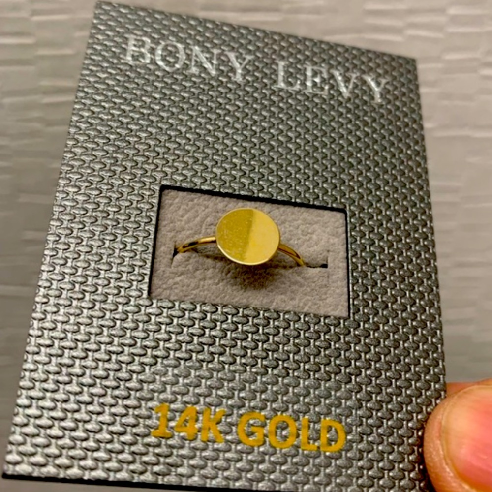 BONY LEVY 14K Yellow Gold Circle Ring